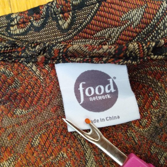 Food Network Oval Tablecloth Table Covering 82" x 62" - Picture 3 of 6